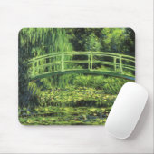 Witte waterlionen van Claude Monet, kunst Muismat (Met muis)