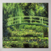 Witte waterlionen van Claude Monet,  kunst Poster (Voorkant)