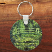 Witte waterlionen van Claude Monet,  kunst Sleutelhanger (Voorkant)