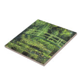 Witte waterlionen van Claude Monet, kunst Tegeltje (Zijkant)