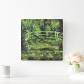 Witte waterlionen van Claude Monet,  kunst Vierkante Klok (Huis)