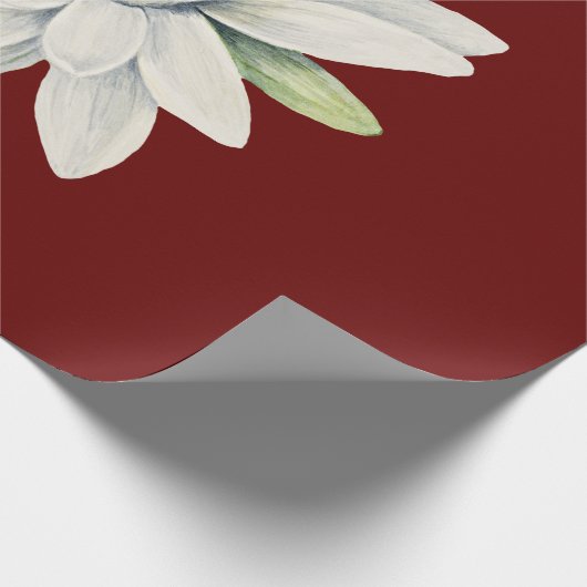 Witte waterlippenbloem cadeaupapier (Hoek)