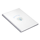 Witte Waterman, sterrenbeeld, sterrenbeeld afdruk Notitieboek (Rechterzijde)