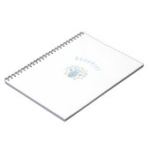 Witte Waterman, sterrenbeeld, sterrenbeeld afdruk Notitieboek (Linkerzijde)