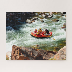 Witte waterschuur legpuzzel