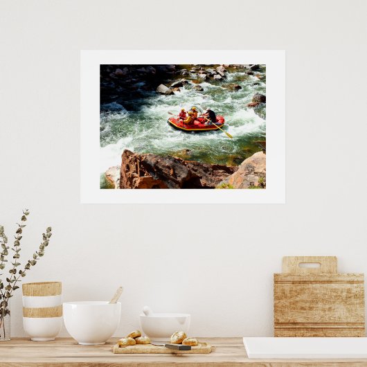 Witte waterschuur poster (Keuken)