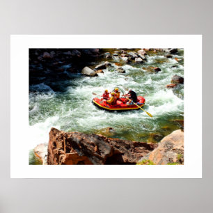 Witte waterschuur poster