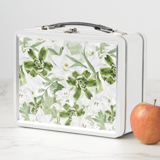 Witte Waterverf Bloemen 2 (In situ)