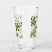 Witte Waterverf Bloemen 2 Glas (Links)