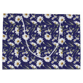 Witte Waterverf bloemen Groot Cadeauzakje (Achterkant)