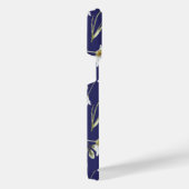 Witte Waterverf bloemen iPhone Hoesje (Rechterkant)