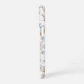 Witte waterverf bloemstuk Persoonlijk iPhone 16 Hoesje (Linkerkant)