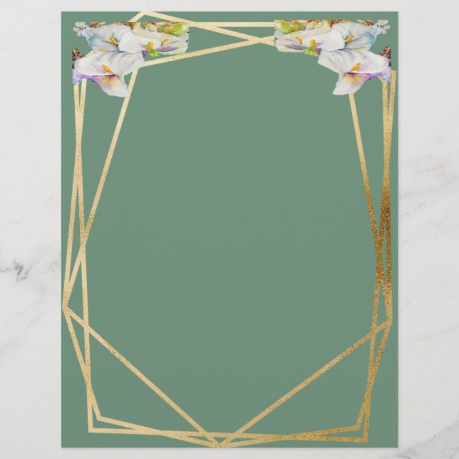 witte waterverf briefhoofd (Voorkant)