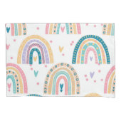 Witte Waterverf Hoesje Pillow Kussensloop (Voorkant)