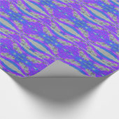 Witte waterverf Orchid paars Breeze Cadeaupapier (Hoek)