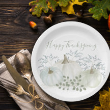 Witte Waterverf pompoenen Thanksgiving