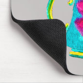 Witte waterverf Turkse theepot Muismat (Hoek)