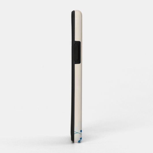 Witte Waterverf van hout Floral Bird Case-Mate iPhone Case (Achterkant/rechts)