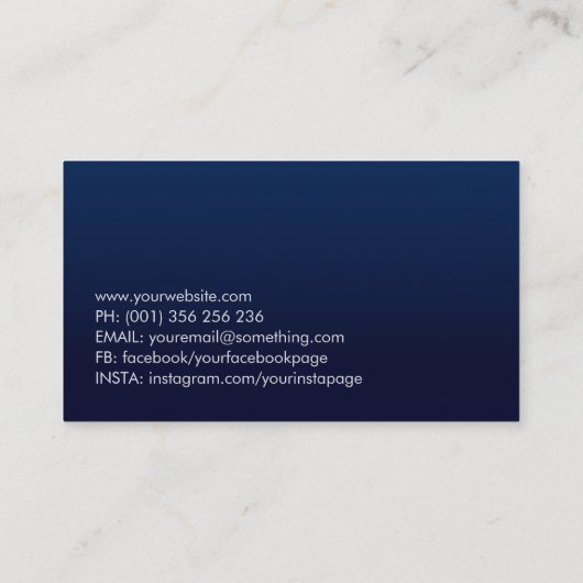 Witte Waterverf Visitekaartje (Achterkant)