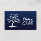 Witte Waterverf Visitekaartje (Voorkant)