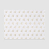 Witte weefsels van kleine gouden honingbijen tissuepapier (Voorkant)