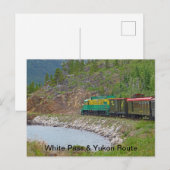 Witte weg en Schilderachtig route Yukon Briefkaart (Voorkant / Achterkant)