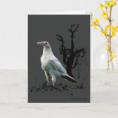 Witte Wenskaarten Kaart (Gele Bloem)