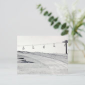 Witte wereld briefkaart (Staand voorkant)