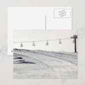 Witte wereld briefkaart (Voorkant / Achterkant)