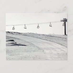 Witte wereld briefkaart