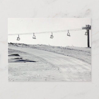 Witte wereld briefkaart