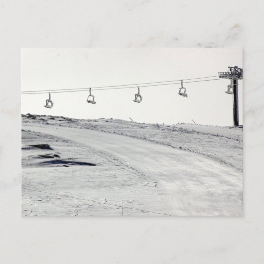 Witte wereld briefkaart (Voorkant)