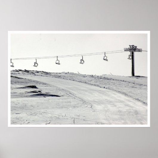 Witte wereld poster (Voorkant)