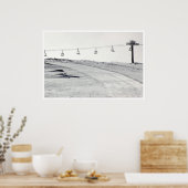 Witte wereld poster (Keuken)