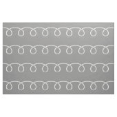Witte Wervelingen op het Grijs van de Duif Stof (Fat Quarter)