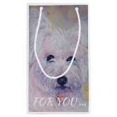 WITTE WEST HOGGRONDVERRIER KLEIN CADEAUZAKJE (Achterkant)