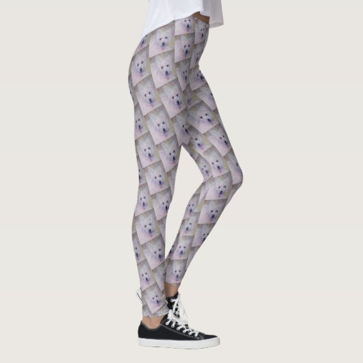 WITTE WEST HOGGRONDVERRIER LEGGINGS (Rechts)