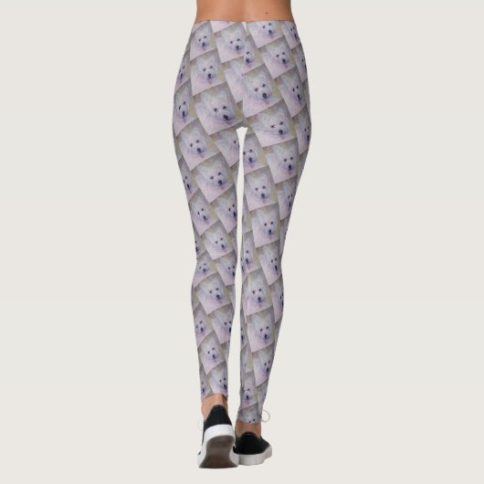 WITTE WEST HOGGRONDVERRIER LEGGINGS (Achterkant)