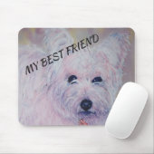 WITTE WEST HOGGRONDVERRIER MUISMAT (Met muis)