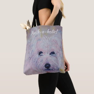 WITTE WEST HOGGRONDVERRIER TOTE BAG