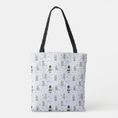 Witte Westie met Accessoires Whimsical Tote Bag (Achterkant)