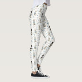 Witte Westies met Accessoires Whimsical Leggings (Rechts)
