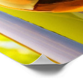 Witte wijn en druiven poster (Hoek)