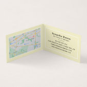 Witte wijn en druiven, wijnstang/wijnmoer, gedetai visitekaartje (Binnen)