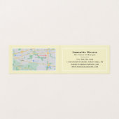 Witte wijn en druiven, wijnstang/wijnmoer, gedetai visitekaartje (Binnenkant ongevouwen)