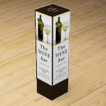 Witte wijn en druiven, wijnstang/wijnmoer wijn<br><div class="desc">Witte wijn & druiven,  wijnbar / wijnmakerij wijndoos door de Visitekaartje Store.</div>