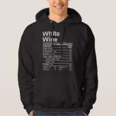 witte wijn hoodie (Voorkant)