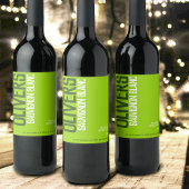 Witte wijn huis wijnmakers tekst op maat wijn etiket