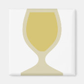 Witte wijn magneet (Voorkant)