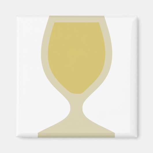 Witte wijn magneet (Voorkant)